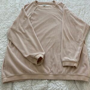 Aerie velvet crewneck sweater